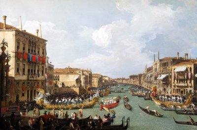 Die Regatta auf dem Canal Grande von Giovanni Antonio Canal